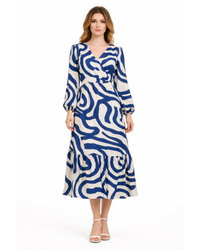 VESTIDO RAYON ESTAMPADO