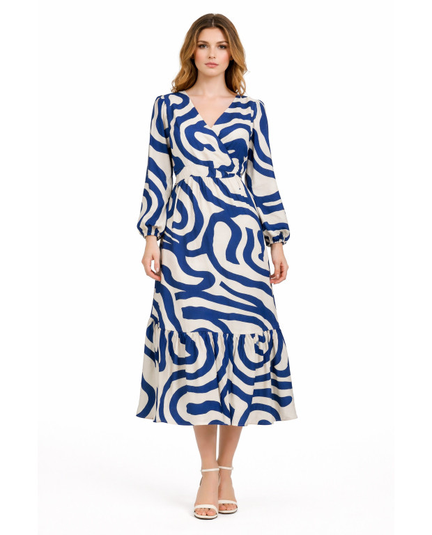 VESTIDO RAYON ESTAMPADO