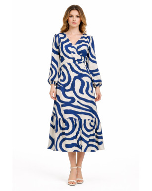 VESTIDO RAYON ESTAMPADO
