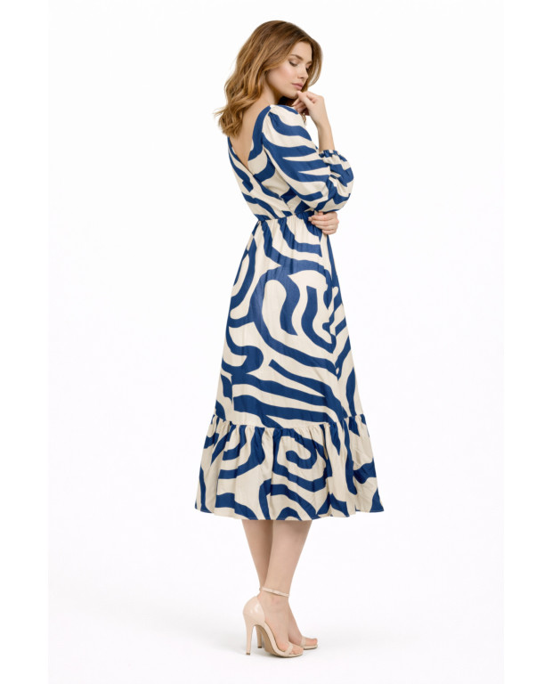VESTIDO RAYON ESTAMPADO