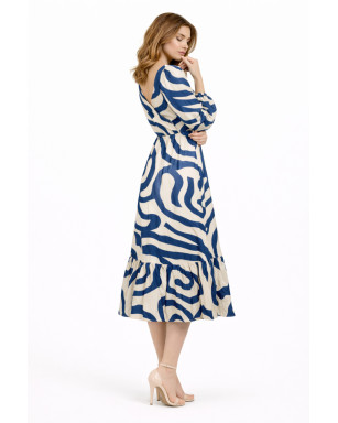 VESTIDO RAYON ESTAMPADO