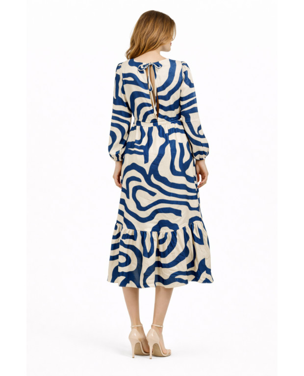 VESTIDO RAYON ESTAMPADO