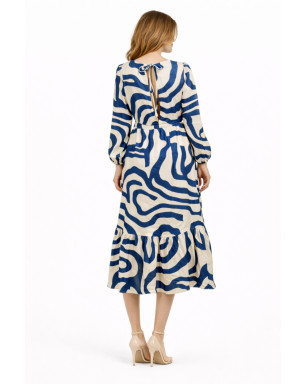 VESTIDO RAYON ESTAMPADO