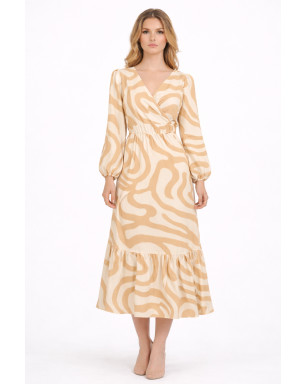 VESTIDO RAYON ESTAMPADO