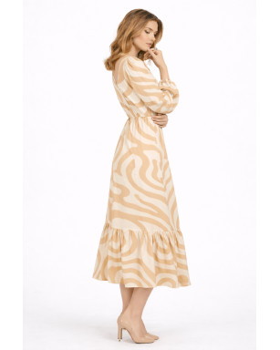 VESTIDO RAYON ESTAMPADO