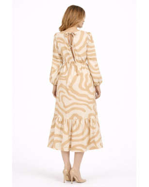 VESTIDO RAYON ESTAMPADO