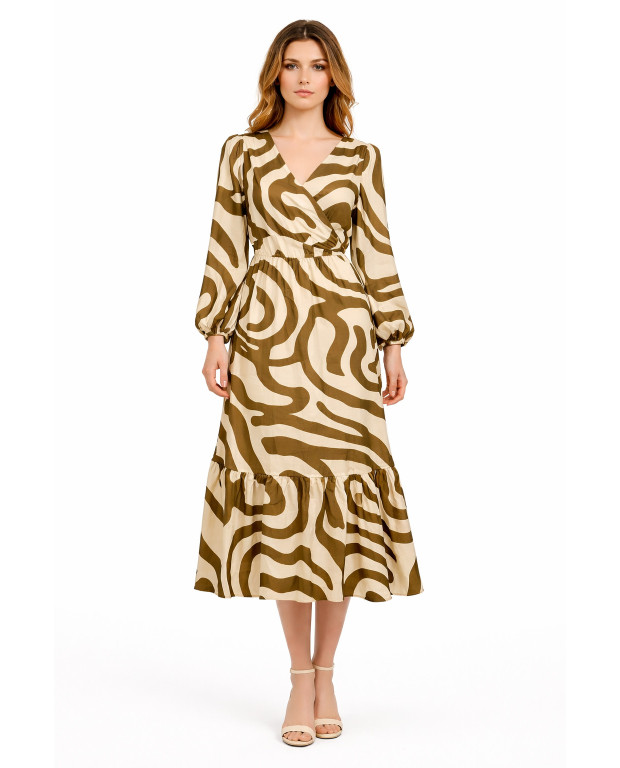 VESTIDO RAYON ESTAMPADO